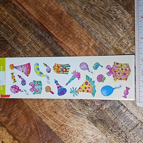 Vintage SandyLion birthday party stickers sealed sticker sheet - Picture 1 of 7